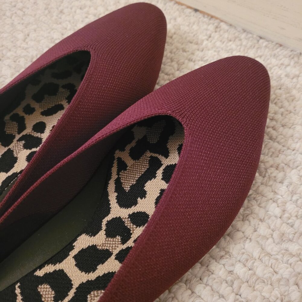NWOT Rothy’s Black Cherry Almond Demi Slip On Mule, Size 11 - Picture 7 of 7
